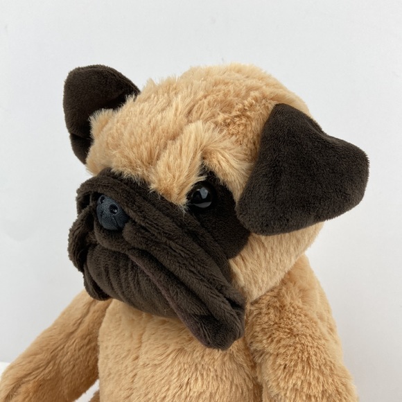 Leader Light Vibrating Massage Pug Puppy Plush Stuffed Animal Toy 13” Relax - Picture 3 of 15
